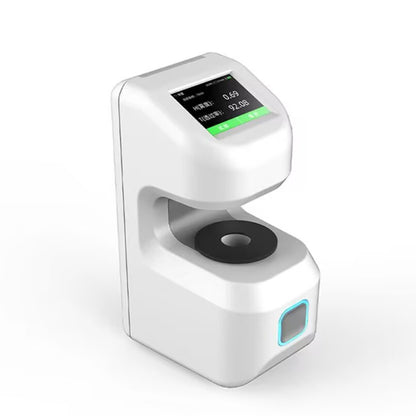 QIUSUO Three Apertures Haze Meter Haze and Transmittance Meter with Switchable 21mm 15mm 12mm Apertures Repeatability 0.02 for Haze Transmittance Test of Plastic Film
