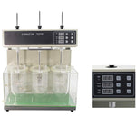QIUSUO Dissolution Tester Tablet Dissolution Test Apparatus for Detecting Velocity and Extent of Pharmic Dissolution from Tablet with Three Cups and Three Levers One Single Row Speeding Accuracy ±2rpm