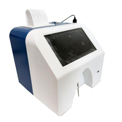 QIUSUO Dual Pump Milk Analyzer Ultrasonic Milk Analyzer with USB Interface Thermal Printer Automatic Cleaning Function for Measuring Fat Protein Lactose Non-Fat Solid Density Water Content Ice Point Ash Milk Temperature pH Value Conductivity