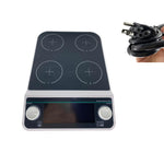 QIUSUO Digital Multi Position Magnetic Stirrer 4 Position Magnetic Stirrer with LCD Liquid Crystal Display Max Stirring Volume 4*500 ML Timing 1min - 19h59min Number of Stirring Points 4