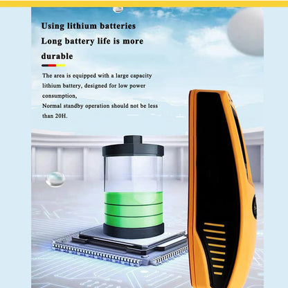 QIUSUO Concrete Rebar Detector Digital Concrete Rebar Locator Detection Equipment with Diameter Measuring Range Φ6-50mm Location Range Φ1-120mm for Reinforcement Detector Position Determination