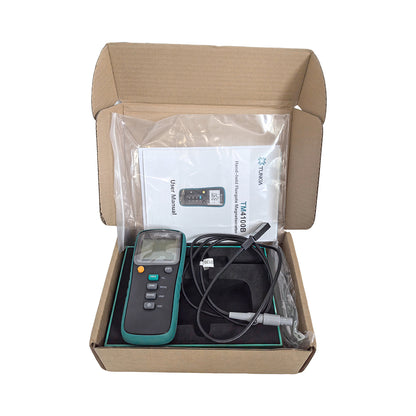 QIUSUO Handheld Fluxgate Magnetometer Weak Magnetic Field Tester with Measuring Range 0~2000μT μT mG Unit Switch 5-Digits Display N/S Polarity Display Frequency Range DC～400 Hz Fluxgate Probe Input Interface for Fragmentation Processing Security Check