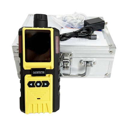 QIUSUO Chlorine Detector Handheld CL2 Gas Detector with Measuring Range 0-50ppm Resolution 0.1ppm Accuracy ≦±5% F.S. Explosion-Proof Grade Ex Ib IIBT4 Gb 1200pcs Data Storages Sound Light and Vibration Alarms