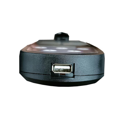 QIUSUO Water Turbidity Meters Turbidity Measurement Device with 2-5 Point Calibration Vials Range 0~1100 NTU/FNU 0~275 EBC 0~9999 ASBC  100 Groups Storage USB 4 PCS Calibration Solution