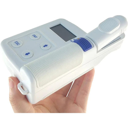 QIUSUO Plant Nutrition Tester 4 in 1 Chlorophyll Content Measurement with Measurement Area 2mm*3mm Range 0.0-99.99SPAD 0.0-99.99mg/g -10-99.9℃ 0.0-99.9RH% for Chlorophyll Content Nitrogen Content Leaf Temperature Leaf Humidity Test