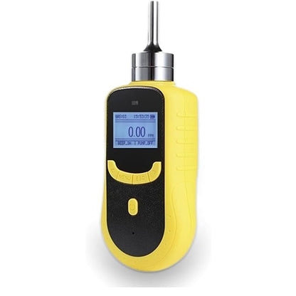 QIUSUO HCN Gas Detector Portable Hydrogen Cyanide Gas Detector with Accuracy ≤±3% F.S.Resolution 0.01ppm Measuring Range 0-50ppm Over 100,000 Sets Of Stored Data Sound Light and Vibration Alarms Principle Electrochemical Built-in Micro Sampling Pump