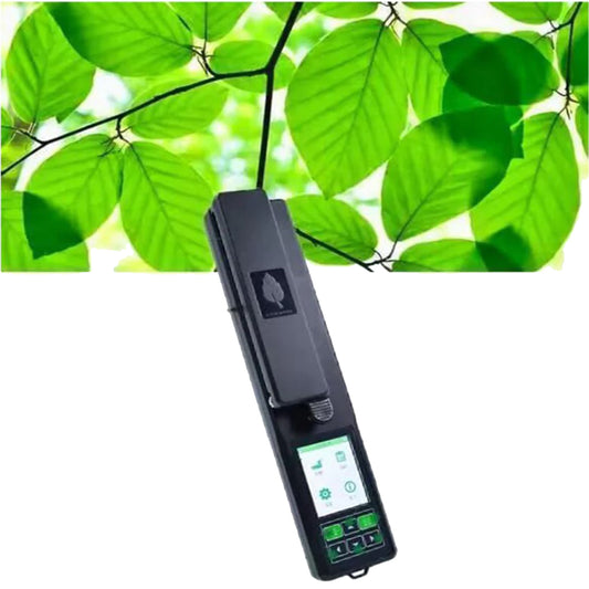 QIUSUO Leaf Area Meter Portable Leaf Area Measurement with Width 0-155mm Length 0-2000mm Measurement Accuracy ±2% Stores Up to 5000 Data SetsWidth Range 0-155mm Resolution 0.01cm²