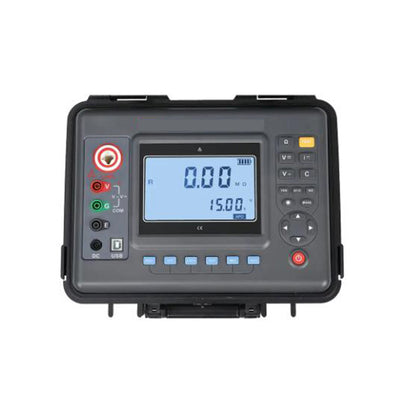 QIUSUO 5kV High Voltage Insulation Tester Digital High Voltage Insulation Tester 5kV Insulation Tester with Multi Rated Voltage 100V-5000V Insulation Resistance Range 0.01MΩ-2000GΩ USB Interface