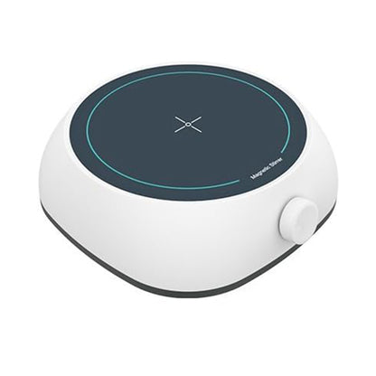 QIUSUO Mini Magnetic Stirrer Laboratory Magnetic Stirrers with Rotary Knob Working Plate Size 135 MM Speed 350-1800 rpm Durable Brushless Motor Stepless Speed Regulation Wide Speed Range Strong Magnetic Field