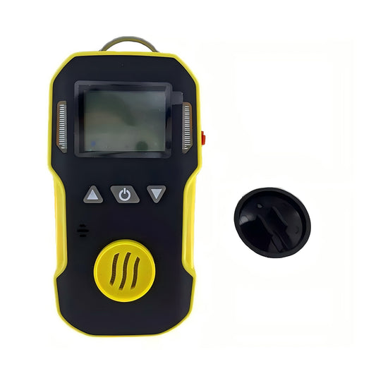 QIUSUO Chlorine Gas Detector &nbsp;Chlorine Single Gas Concentration Detecting Machine Gas Leak Alarm Tester with Measuring Range 0 to 20ppm Resolution 0.1ppm L-Alarm 5ppm H-Alarm 10ppm Explosive Proof Housing