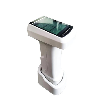 QIUSUO Three Caliber Spectrophotometer Portable Spectrophotometer with Three Caliber Repeatability 0.03 Built-in Camera Smart Auto Calibration LED+UV Light Source for Print Packaging Paint Coatings Colour Test