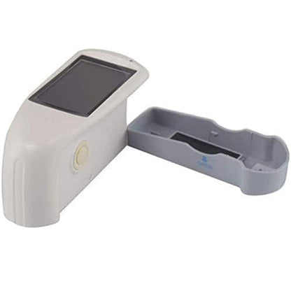 QIUSUO Portable Gloss Meter 60° Gloss Meter for Marble Granite Vitrified Polished Tile Pottery Brick and Porcelain Etc with Measuring Range 0~200GU Measuring Range 0~200GUMeasuring Time 0.5s TFT 3.5 Inch Display Measuring Area (mm) 9x15