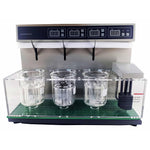 QIUSUO Tablet Disintegration Tester Tablet Disintegration Testing Instruments with Number of Hanging Glass Tubes 18 Basket Assembly 3 Timing Range (1 to 900) Minutes Timing Accuracy ±0.5min