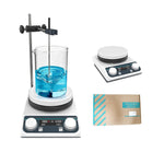 QIUSUO Digital Magnetic Stirrer Heating Magnetic Stirrers with Brushless Motor RPM Increment 10rpm Speed Range 200-1500rpm Max Strring Capcacity 2L(H2O) Max Temp of Cpacity 280℃ Digital Screen + Keypad