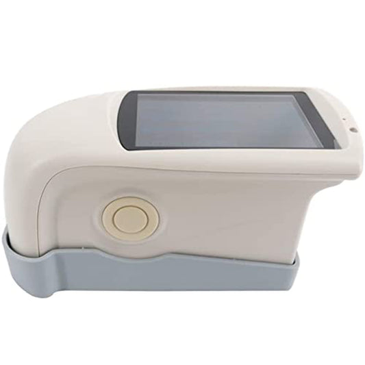 QIUSUO Touch Screen 3-Angle Glossmeter 20/60/85° Gloss Meter with Measuring Range 20°:0~2000GU 60°:0~1000GU 85°:0~160GU Division Value 0.1GU Display 5 Sets Of Measurement Data Division Value 0.1GU for Paint Ink Stoving Varnish Coating Wood Products Etc