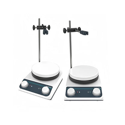QIUSUO Heating Magnetic Stirrer Lab Magnetic Stirrer Hot Plate with Brushless Motor Speed Range 200-1500rpm Max Strring Capcacity 2L(H2O) Max Temp of Cpacity 260℃ Hot Plate φ135mm Stainless Steel Coating Accurate Temperature Control