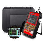 QIUSUO Ultrasonic Flaw Detector Ultrasonic Flaw Detection Equipment with Range 1000-15000m/s Velocity 1000 to 20000m/s Frequency 20-2000Hz B scan AWS D1.1 15G Large Data Storage Function