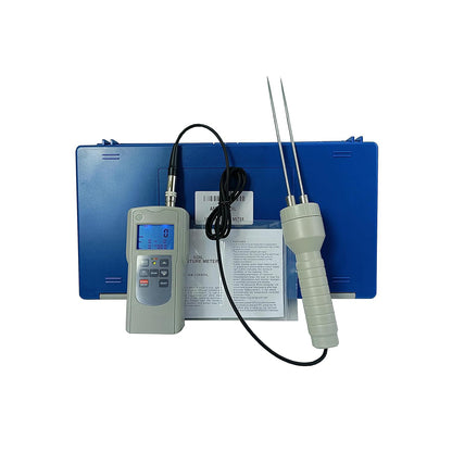 QIUSUO Digital Soil Moisture Meter Tester with Moisture Measurement 0 to 80% Pin Probe for Soil Statistical Function Digital Display and Color Coded