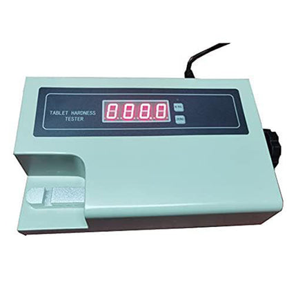 QIUSUO Lab Tablet Hardness Tester Tablet Hardness Testing Equipment with Hardness Range (2～200) N/(0.2～20) kg Hardness Accuracy ±1.5% Digital Calibration and Zero Adjustment One-Button N/KG Conversion