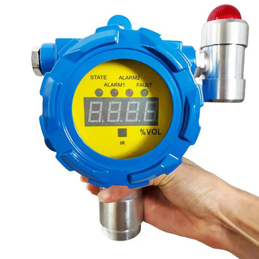 QIUSUO Nitrogen Gas Detector Fixed N2 Detector with  Resolution 0.1vol Accuracy ≦ 5% F.S Range 70%- 100%vol Response time T＜30s  Wall-mounted Installation Method Waterproof
