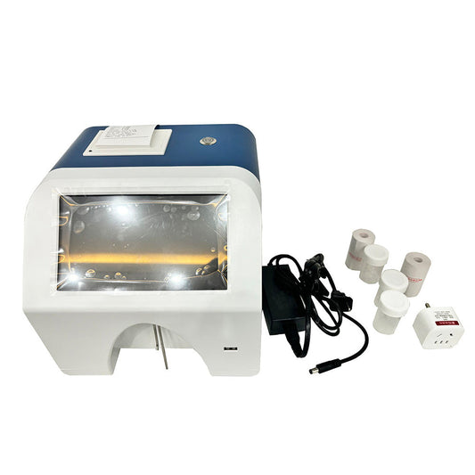 QIUSUO Ultrasonic Milk Analyzer Dairy Analyzer Dairy Composition Analyzer with USB Interface Thermal Printer For Fat Solids Density Added Water Lactose and Protein Test