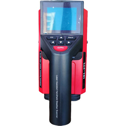 QIUSUO Integrated Rebar Scanner Handheld Concrete Rebar Scanner with High Resolution Color LCD Screen the Test Results Visually Display the Protective Layer Thickness Rebar Spacing and Number of Rebars 170000 Testing Points