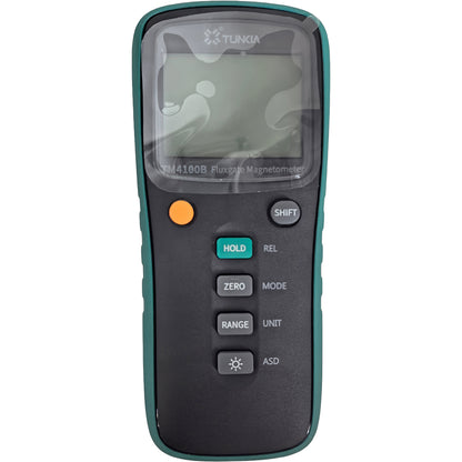 QIUSUO Fluxgate Magnetometer High Sensitive Magnetometer Fluxmeter with Accuracy 2% Test Range 0~2000 Relative Measurement ModeμT mG Unit Switch USB Interface 5 Digits Display Frequency Range DC～400 Hz for  Measuring Low Magnetic Field