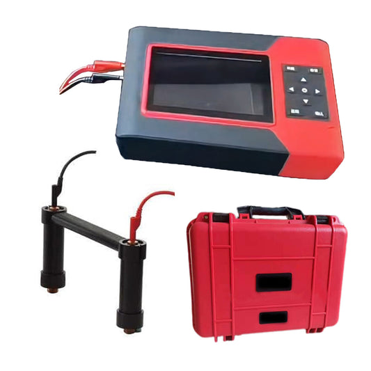 QIUSUO Steel Corrosion Detector Rebar Corrosion Detection Detector with Measurement Point Spacing 1-100cm Measuring Potential ±1000mV Test Accuracy ± 1mV Measured Area 8100 m2 Permanent Fixed Metal Electrodes