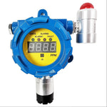 QIUSUO Fixed NO Detector Nitric Oxide Gas Monitor with Range 0-250ppm Resolution 1ppm L-Alarm 50ppm H-Alarm 150ppm Accuracy ≦ 5% F.S ABS Material Waterproof  High Precision and Real Data Test Measurement & Inspection