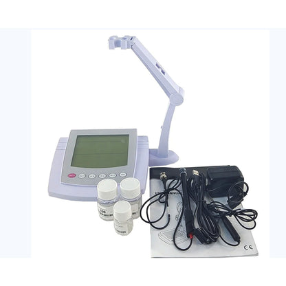 QIUSUO Benchtop Ammonium Ion Meter NH4 Ion Meters with Calibration Fluid Range 0.1 to 18000 ppm Accuracy±0.5% F.S. USB Communication Interface