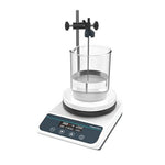 QIUSUO Heating Magnetic Stirrer Laboratory Magnetic Stirrers with RPM Increment 10rpm Speed Range 50-1500rpm Max Strring Capcacity 2L(H2O) Max Temp of Cpacity 310℃ Hot Plate φ135mm Stainless Steel Coating