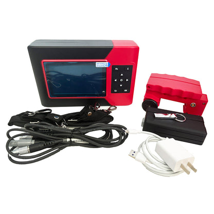 QIUSUO Rebar Scanner NDT Rebar Scanner Digital Rebar Detector with Rebar Diameter 6-50mm Rebar Scanner Applicable Range Ф6mm-Ф50mm Protective Layer Thickness Calibration Range 0 ~ ±50 mm for Measuring Concrete Protective Layer Thickness