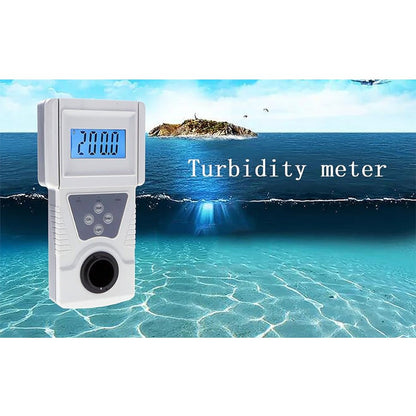 QIUSUO Digital Turbidity Meter Turbidity Measurement Device with Formazine Standard Turbidity Solution Measurement Range 0 to 50 NTU Resolution 0.01 NTU