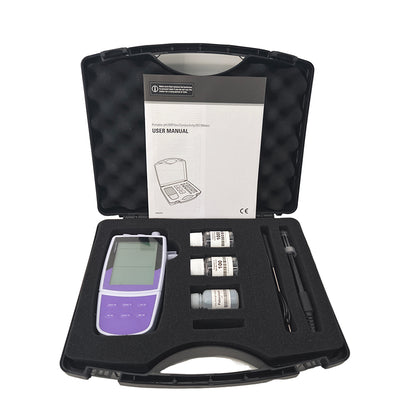 QIUSUO Ammonium Ion Meter NH4 Ion Concentration Meter with Standard Calibration Fluid Range 0.1 to 18000 ppm Accuracy ±1% F.S. for Testing NH3 Ion
