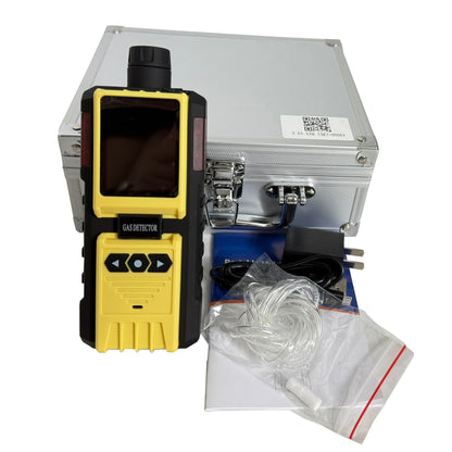 QIUSUO CL2 Gas Detector Chlorine Gas Detector with Measuring Range 0-50ppm Resolution 0.1ppm L-Alarm 5ppm H-Alarm 10ppm Gas Pump Sampling Method Accuracy≦±5% F.S. for Metallurgy Refining Ects