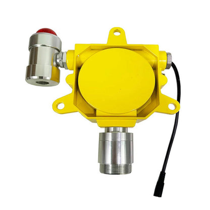 QIUSUO NO Gas Detector Wall-mounted Nitric Oxide Gas Detector with Resolution 1ppm L-alarm 50ppm H-alarm 150ppm Accuracy ≦ 5% F.S Range 0-250ppm  High Precision and Real Data  ABS Material Waterproof