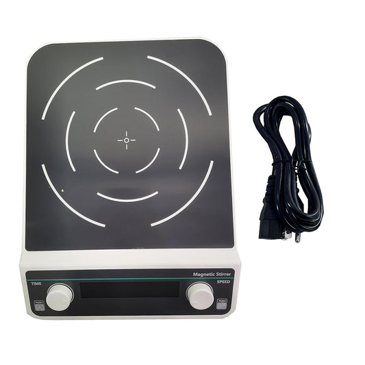 QIUSUO Digital 15L Magnetic Stirrer High-Capacity Magnetic Stirrer with Range of RPM 50-1500rpm Speed Regulation Accuracy ±5rpm/min Max Stirring Volume 15L Magnet Size Range 60MM Button and Knob Control