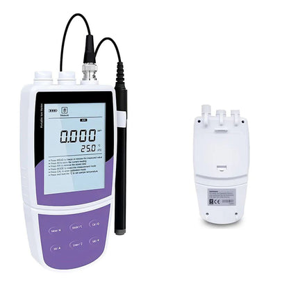 QIUSUO I Ion Meter Potable Iodide Ion Meter with Calibration Liquids Range 0.06 to 127000 ppm 2 to 5 Points Calibration Accuracy ±1% F.S.2 USB Communication Interface