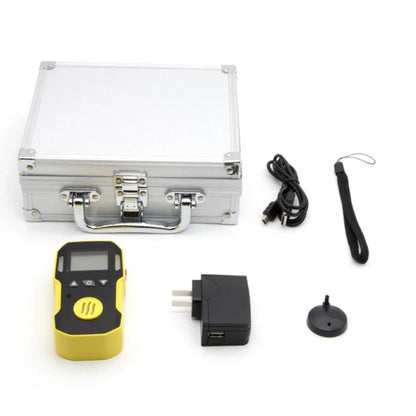 QIUSUO HCN Detector Hydrogen Cyanide Detector with Resolution 0.1ppm Range 0-50ppm Accuracy≦ 5% F.S  L-alarm 10ppm H-alarm 20ppm Waterproof for Detection to Combustible and Toxic Gases