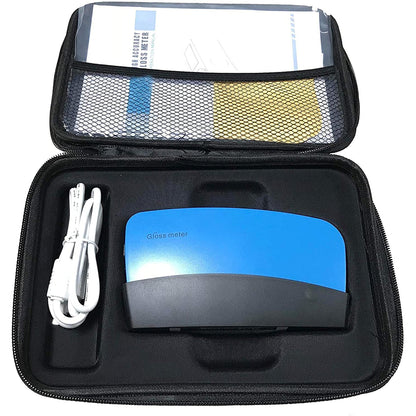 QIUSUO Tri-angle Gloss Meter 20 60 85 Multi-Angle Glossmeter for Paints Coatings Ink Ceramic Marble with Measurement Range 20°:0-2000GU;60°:0-1000GU;85°:0-160GU Division Value 0.1GU Repeatability 0~100GU:±0.2GU;100~2000GU:±0.2%GU Measuring Time 0.5S