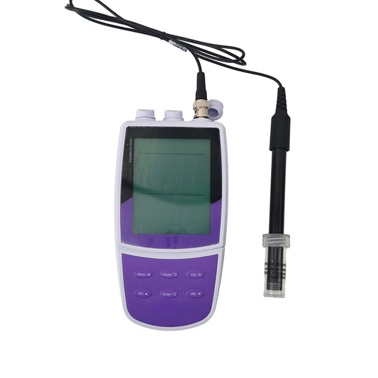 QIUSUO Fluorine Ion Concentration Tester Lab F Ion Meter with Calibration Fluid Range 0.02 to 1900 ppm Manual / Auto-Read Measurement Endpoint Accuracy ±0.5% F.S. Resolution 0.001 0.01 0.1 1