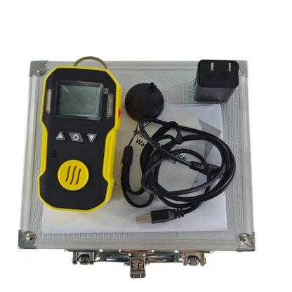 QIUSUO HF Detector Hydrogen Fluoride Gas Detector with Range 0-10ppm Resolution 0.1ppm L-alarm 3ppm H-alarm 5ppm Response Time≦30S Resolution 0.1ppm Accuracy≦ 5% F.S Low Battery Indication