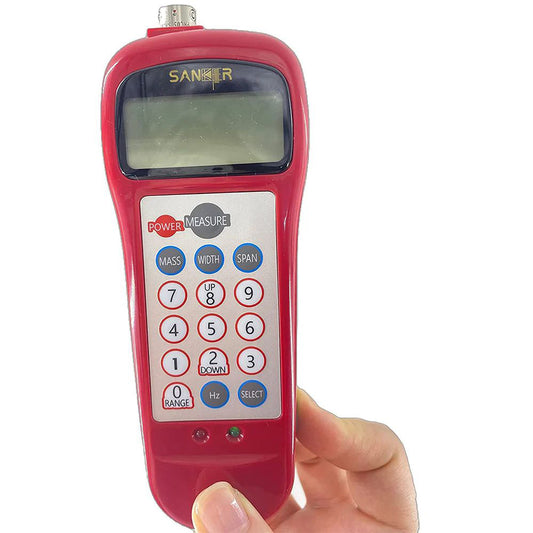 QIUSUO Sonic Belt Tension Meter Belt Tension Meter Gauge with Tension Range 0.01-99900N LCD Screen Display with Backlit Automatic Sensitivity Calibration for V-Belt Fabric Covered Belt Toothed Edge Belt Multi-vinged Belt Power Transmission Belt Etc