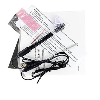 QIUSUO Ammonium Ion Meter Portable Ammonium Ion Meter with Calibration Fluid Ion Concentration Range 0.1 to 18000 ppm 2 to 5 Points Calibration Display Resolution 0.001 0.01 0.1 1 Automatic