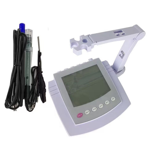QIUSUO Bromide Ion Meter Benchtop Bromide Ion Meter with Standard Calibration Fluid Range 0.4 to 81000 ppm Resolution 0.001 0.01 0.1 1 Automatic Accuracy ±0.5% F.S. 2 to 5 Points Calibration Automatic Temperature Compensation Function