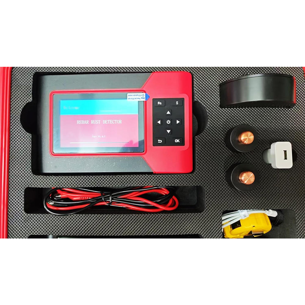 QIUSUO Rebar Rust Detector NDT Rebar Corrosion Tester With Measure Pot ...