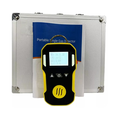 QIUSUO HCN Gas Detector Portable HCN Gas Leak Alarm Monitor with 0-50ppm Resolution 0.1ppm  L-Alarm 5ppm H-Alarm 10ppm Explosive Proof Housing LCD Display