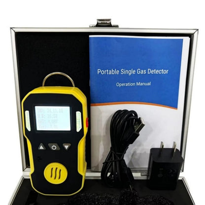 QIUSUO HF Detector Hydrogen Fluoride Gas Detector with Range 0-10ppm Resolution 0.1ppm L-alarm 3ppm H-alarm 5ppm Response Time≦30S Resolution 0.1ppm Accuracy≦ 5% F.S Low Battery Indication