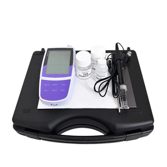 QIUSUO Na Ion Meter Sodium Ion Meters with Calibration Fluid Range 0.002 to 69000 ppm Accuracy ±0.5% F.S.Setup Menu Allows Setting the Number of Calibration Points USB Communication Interface for Testing Sodium Ion