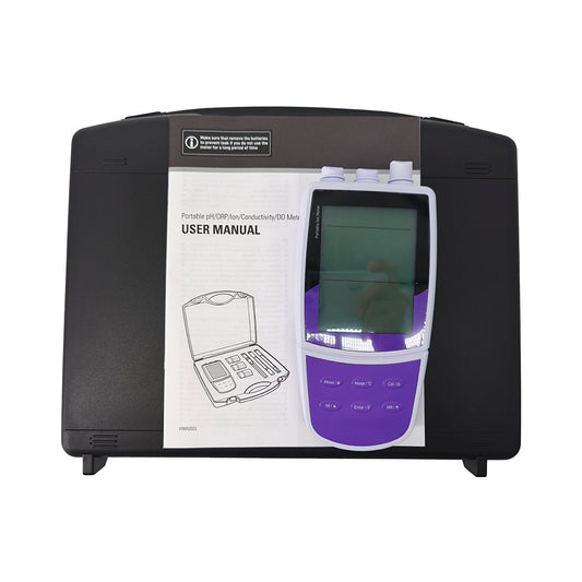 QIUSUO Portable Ammonium Ion Meter Ammonium Ion Meter with Standard Calibration Fluid  Range 0.1 to 18000 ppm Calibration 2 to 5 Points Range -1999.9 to 1999.9 mV Backlit LCD Display